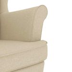Casa si Gradina - Mobilier - Scaune si fotolii - Fotolii - Fotoliu balansoar, crem, 74x90x102 cm, material textil - Infinity.ro