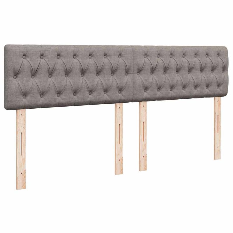 Casa si Gradina - Mobilier - Paturi si accesorii - Paturi - Cadru de pat otoman cu saltea Taupe 180x200cm Material - Infinity.ro