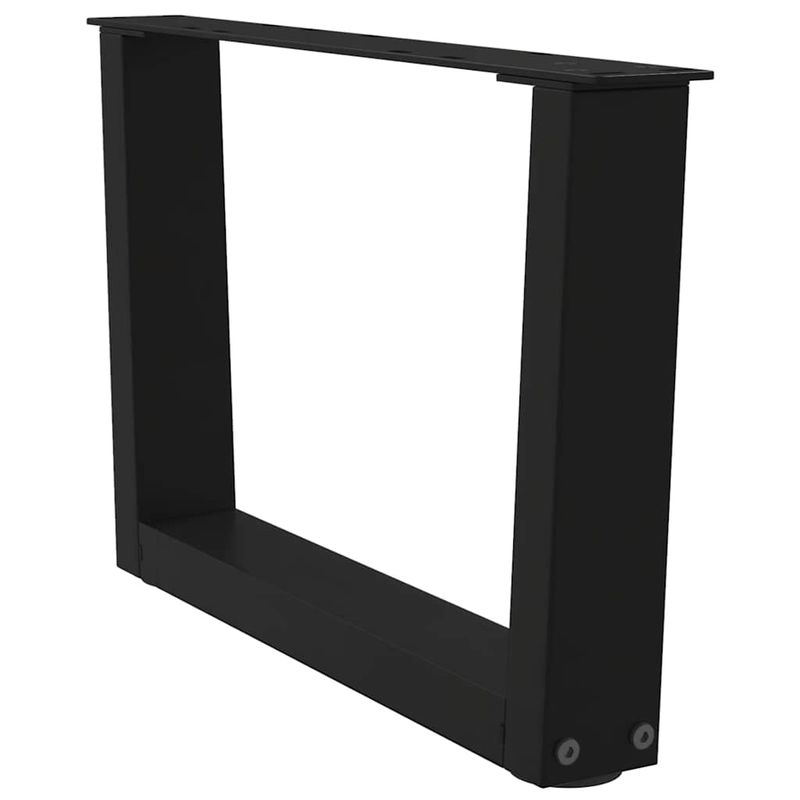 Casa si Gradina - Mobilier - Feronerie si accesorii mobila - Picioare pentru masa in forma de V 2 buc Negru Otel - Infinity.ro