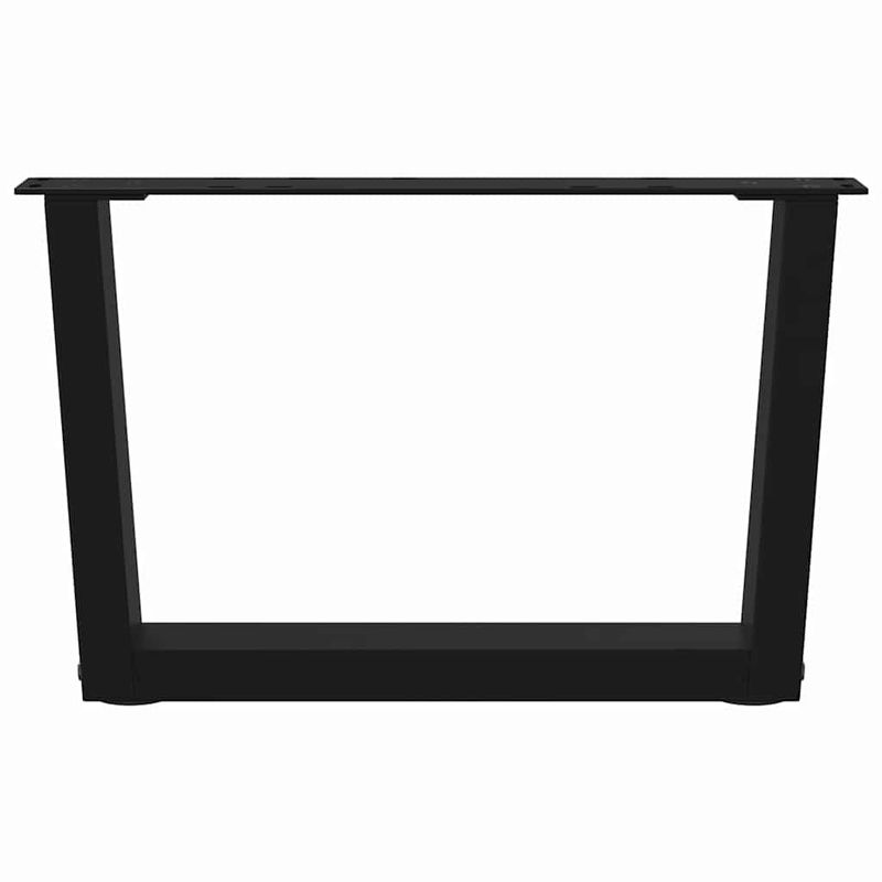 Casa si Gradina - Mobilier - Feronerie si accesorii mobila - Picioare pentru masa in forma de V 2 buc Negru Otel - Infinity.ro