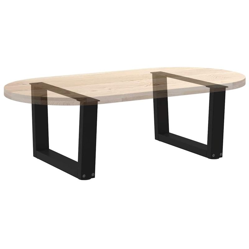 Casa si Gradina - Mobilier - Feronerie si accesorii mobila - Picioare pentru masa in forma de V 2 buc Negru Otel - Infinity.ro