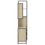 Casa si Gradina - Mobilier - Seturi de mobilier - Seturi baie - Set mobilier de baie, 3 piese, stejar sonoma, lemn prelucrat - Infinity.ro