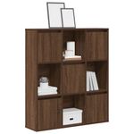 Casa si Gradina - Mobilier - Biblioteci si rafturi - Biblioteci - Biblioteca, stejar maro, 89x24x101,5 cm, lemn prelucrat - Infinity.ro