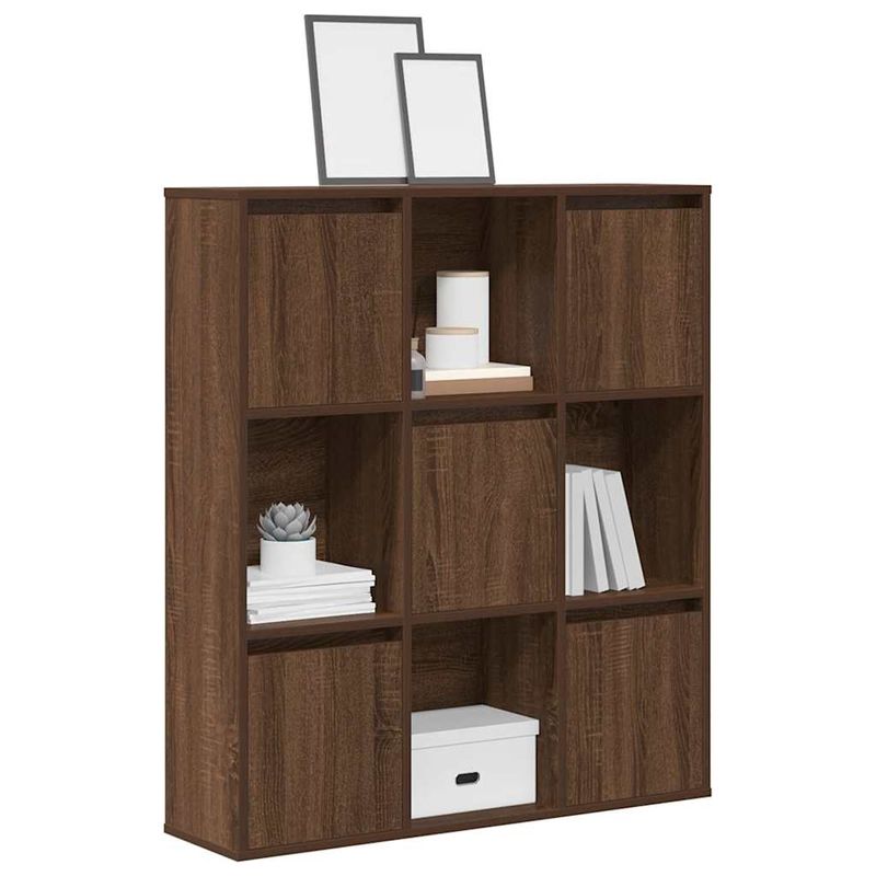 Casa si Gradina - Mobilier - Biblioteci si rafturi - Biblioteci - Biblioteca, stejar maro, 89x24x101,5 cm, lemn prelucrat - Infinity.ro