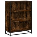 Casa si Gradina - Mobilier - Biblioteci si rafturi - Biblioteci - Biblioteca, stejar fumuriu, 80,5x35x107,5 cm, lemn prelucrat - Infinity.ro