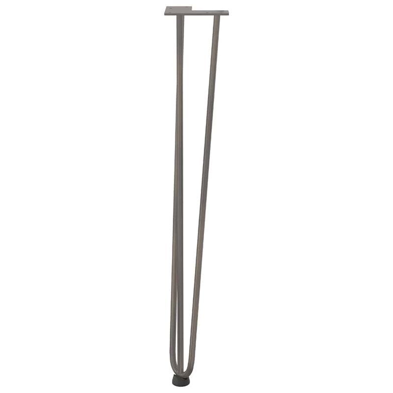 Casa si Gradina - Mobilier - Feronerie si accesorii mobila - Picioare de masa in ac de par 4 buc Otel natural Otel solid, model 3 rods, mărime 72 cm - Infinity.ro