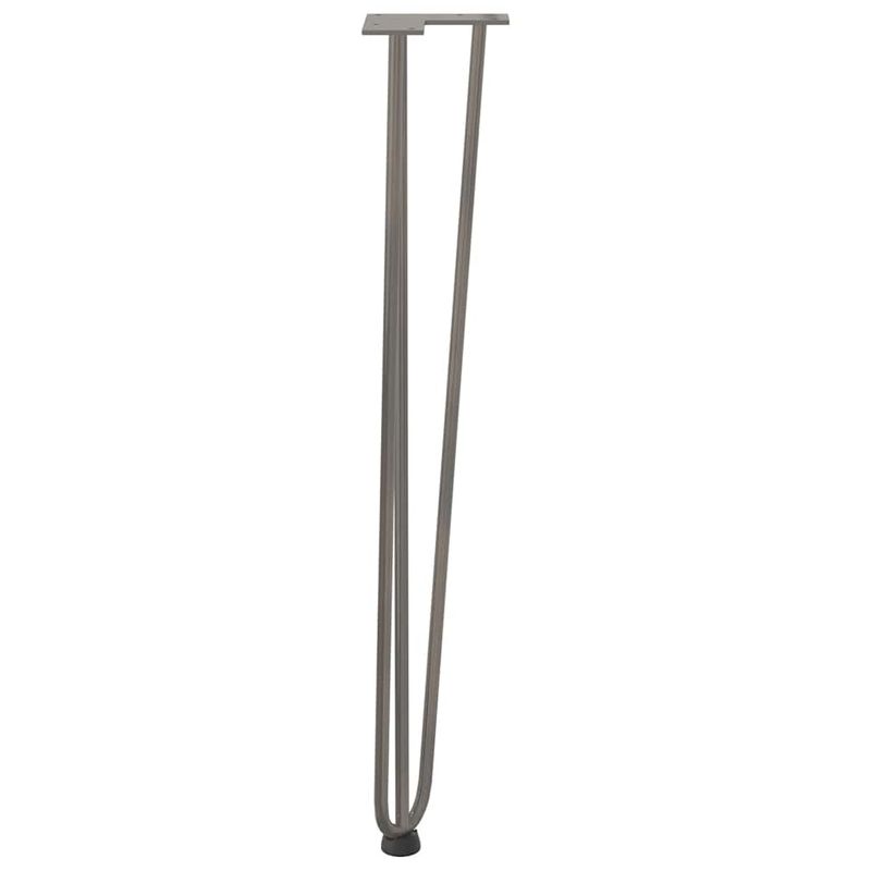 Casa si Gradina - Mobilier - Feronerie si accesorii mobila - Picioare de masa in ac de par 4 buc Otel natural Otel solid, model 3 rods, mărime 72 cm - Infinity.ro