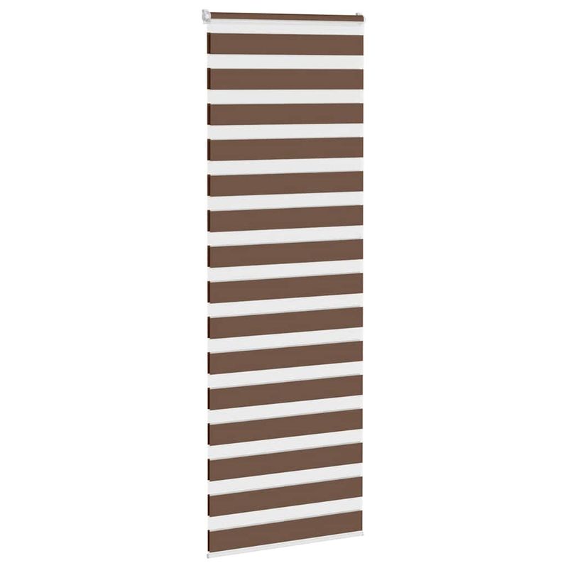 Casa si Gradina - Textile si covoare - Rulouri si jaluzele - Jaluzea tip zebra maro latime tesatura 80,9 cm poliester, mărime 85x200 cm - Infinity.ro