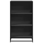 Casa si Gradina - Mobilier - Biblioteci si rafturi - Biblioteci - Dulap cu carti negru 60x35x107,5 cm lemn prelucrat - Infinity.ro