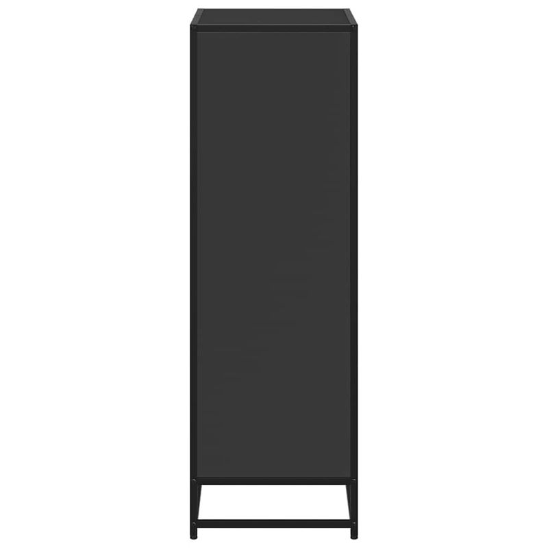 Casa si Gradina - Mobilier - Biblioteci si rafturi - Biblioteci - Dulap cu carti negru 60x35x107,5 cm lemn prelucrat - Infinity.ro
