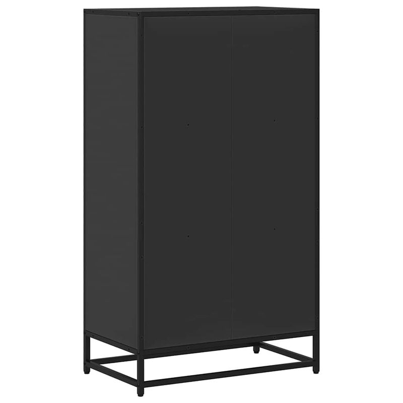 Casa si Gradina - Mobilier - Biblioteci si rafturi - Biblioteci - Dulap cu carti negru 60x35x107,5 cm lemn prelucrat - Infinity.ro