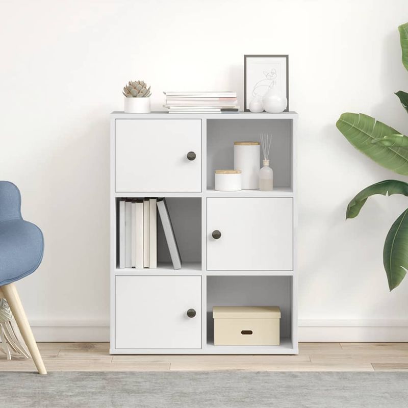 Casa si Gradina - Mobilier - Biblioteci si rafturi - Biblioteci - Biblioteca, alb, 60x24x76,5 cm, lemn prelucrat - Infinity.ro