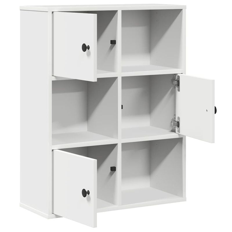 Casa si Gradina - Mobilier - Biblioteci si rafturi - Biblioteci - Biblioteca, alb, 60x24x76,5 cm, lemn prelucrat - Infinity.ro