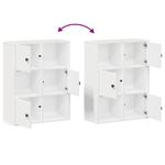 Casa si Gradina - Mobilier - Biblioteci si rafturi - Biblioteci - Biblioteca, alb, 60x24x76,5 cm, lemn prelucrat - Infinity.ro