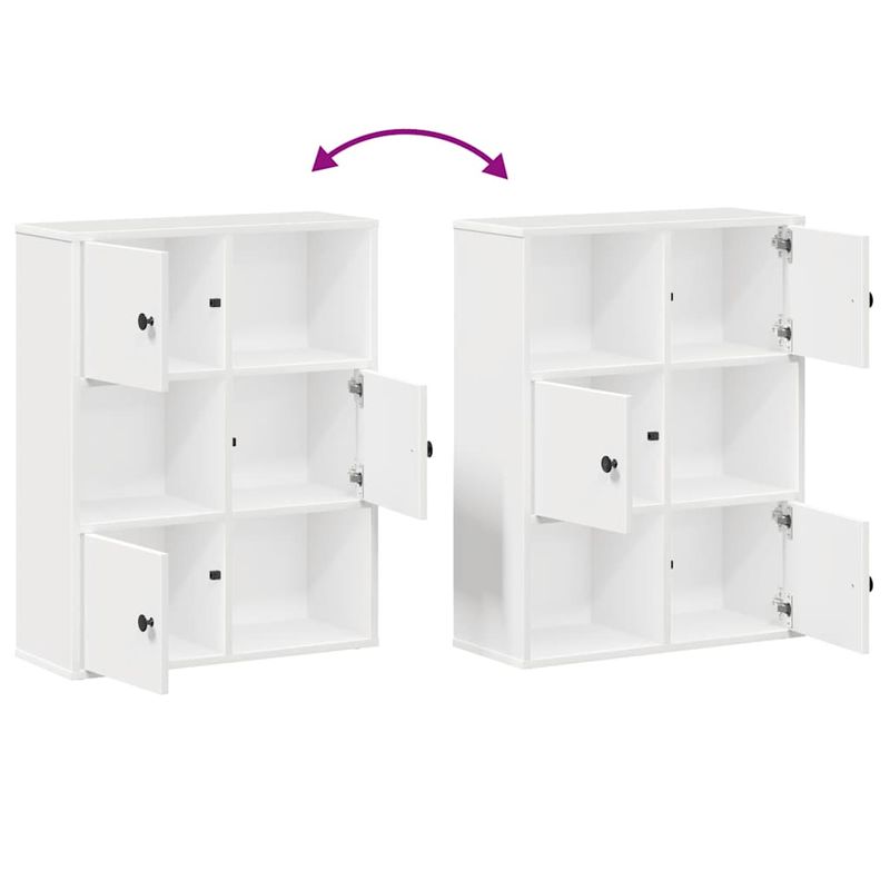 Casa si Gradina - Mobilier - Biblioteci si rafturi - Biblioteci - Biblioteca, alb, 60x24x76,5 cm, lemn prelucrat - Infinity.ro