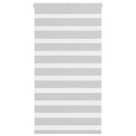 Casa si Gradina - Textile si covoare - Rulouri si jaluzele - Jaluzea tip zebra gri deschis latime tesatura 65,9 cm poliester, mărime 70x100 cm - Infinity.ro