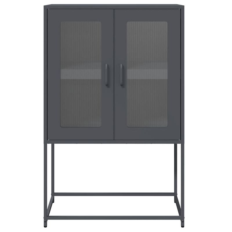 Casa si Gradina - Mobilier - Comode si corpuri - Corpuri bucatarie - Dulap inalt, antracit, 68x39x107 cm, otel - Infinity.ro