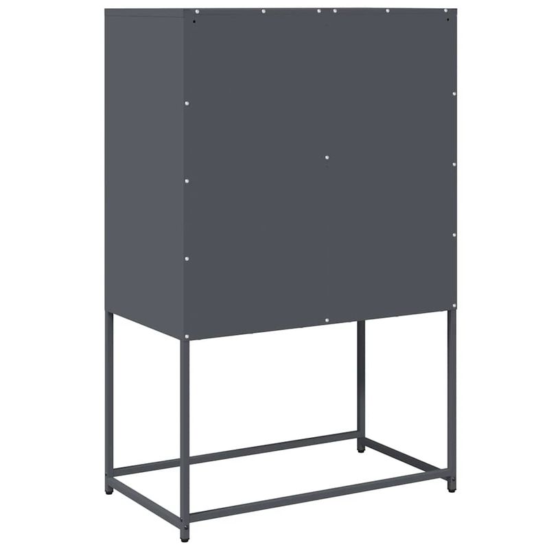 Casa si Gradina - Mobilier - Comode si corpuri - Corpuri bucatarie - Dulap inalt, antracit, 68x39x107 cm, otel - Infinity.ro