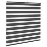 Casa si Gradina - Textile si covoare - Rulouri si jaluzele - Jaluzea tip zebra neagra latime tesatura 140,9 cm poliester, mărime 145x150 cm - Infinity.ro