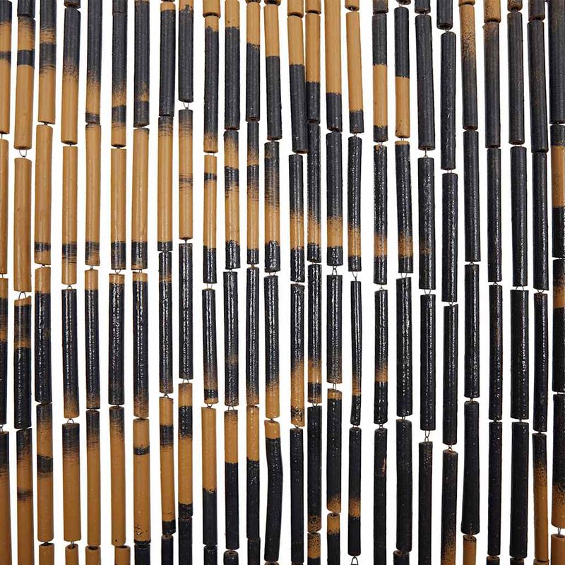 Casa si Gradina - Textile si covoare - Perdele si draperii - Perdele - Perdele usa cu insecte imprimeu palmieri 90x220 cm bambus - Infinity.ro