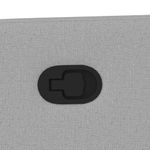 Ingrijire personala si Cosmetice - Sanatate si wellness - Articole wellness - Fotolii de masaj - Scaun de masaj in picioare, inclinat, tesatura gri nor - Infinity.ro