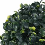 Casa si Gradina - Decoratiuni - Obiecte decorative - Plante artificiale - Mingi artificiale din lemn de cimis cu lumini LED 2 buc Verde - Infinity.ro
