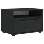 Casa si Gradina - Mobilier - Comode si corpuri - Comode - Dulap TV „VISNES” Negru 60x40x38 cm lemn prelucrat - Infinity.ro