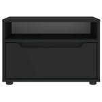 Casa si Gradina - Mobilier - Comode si corpuri - Comode - Dulap TV „VISNES” Negru 60x40x38 cm lemn prelucrat - Infinity.ro