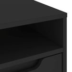 Casa si Gradina - Mobilier - Comode si corpuri - Comode - Dulap TV „VISNES” Negru 60x40x38 cm lemn prelucrat - Infinity.ro