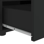 Casa si Gradina - Mobilier - Comode si corpuri - Comode - Dulap TV „VISNES” Negru 60x40x38 cm lemn prelucrat - Infinity.ro