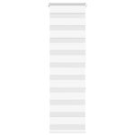 Casa si Gradina - Textile si covoare - Rulouri si jaluzele - Jaluzea tip zebra alb latime tesatura 35,9 cm poliester, mărime 40x150 cm - Infinity.ro