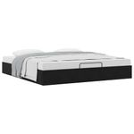 Casa si Gradina - Mobilier - Paturi si accesorii - Paturi - Cadru de pat otoman fara saltea Negru 200x200 cm catifea - Infinity.ro