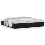 Casa si Gradina - Mobilier - Paturi si accesorii - Paturi - Cadru de pat otoman fara saltea Negru 200x200 cm catifea - Infinity.ro