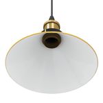 Casa si Gradina - Corpuri si surse de iluminat - Lustre si pendule - Lampa suspendata reglabila pe inaltime E27 Galben lucios Metal - Infinity.ro