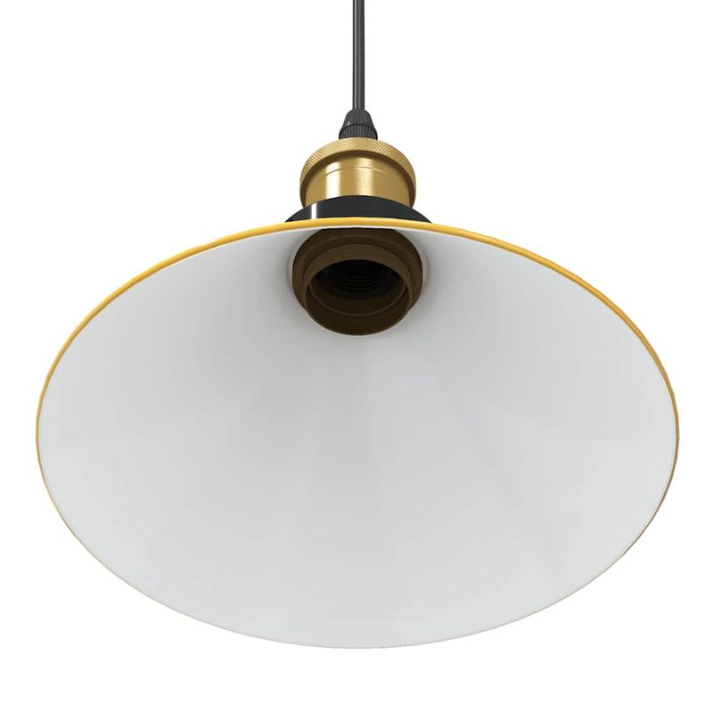Casa si Gradina - Corpuri si surse de iluminat - Lustre si pendule - Lampa suspendata reglabila pe inaltime E27 Galben lucios Metal - Infinity.ro