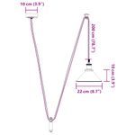 Casa si Gradina - Corpuri si surse de iluminat - Lustre si pendule - Lampa suspendata reglabila pe inaltime E27 Galben lucios Metal - Infinity.ro