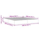 Casa si Gradina - Mobilier - Paturi si accesorii - Paturi - Cadru de pat otoman fara saltea Negru 200x200 cm catifea - Infinity.ro
