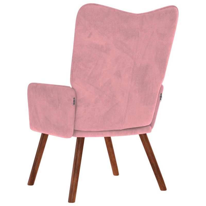 Casa si Gradina - Mobilier - Scaune si fotolii - Fotolii - Fotoliu de relaxare, roz, catifea - Infinity.ro