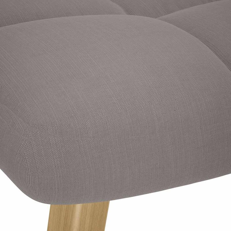 Casa si Gradina - Mobilier - Scaune si fotolii - Fotolii - Fotoliu de relaxare cu taburet, gri taupe, textil - Infinity.ro