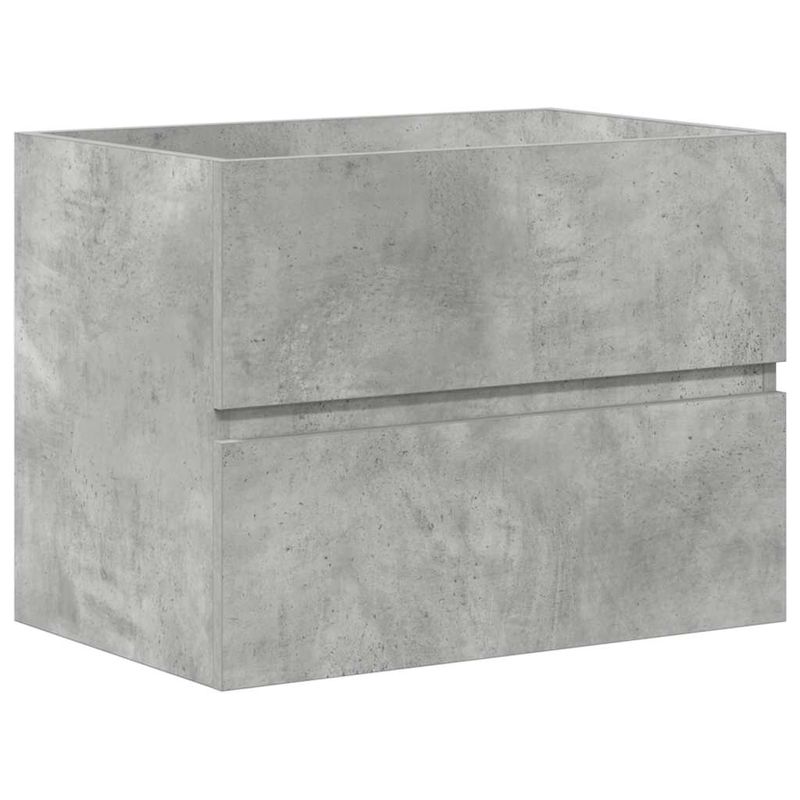Casa si Gradina - Mobilier - Seturi de mobilier - Seturi baie - Set mobilier de baie, 2 piese, gri beton, lemn compozit - Infinity.ro