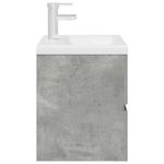 Casa si Gradina - Mobilier - Seturi de mobilier - Seturi baie - Set mobilier de baie, 2 piese, gri beton, lemn compozit - Infinity.ro