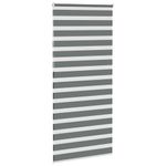 Casa si Gradina - Textile si covoare - Rulouri si jaluzele - Jaluzea tip zebra gri inchis latime tesatura 90,9 cm poliester, mărime 95x230 cm - Infinity.ro