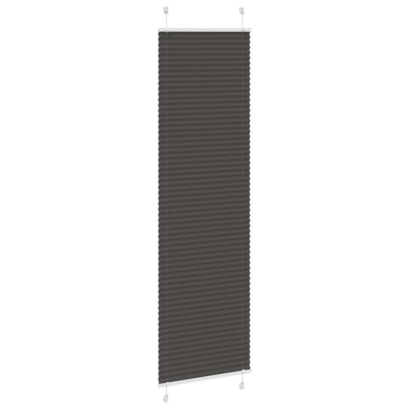 Casa si Gradina - Textile si covoare - Rulouri si jaluzele - Jaluza plisata negru 60x200 cm Latime tesatura 59,4cm poliester - Infinity.ro