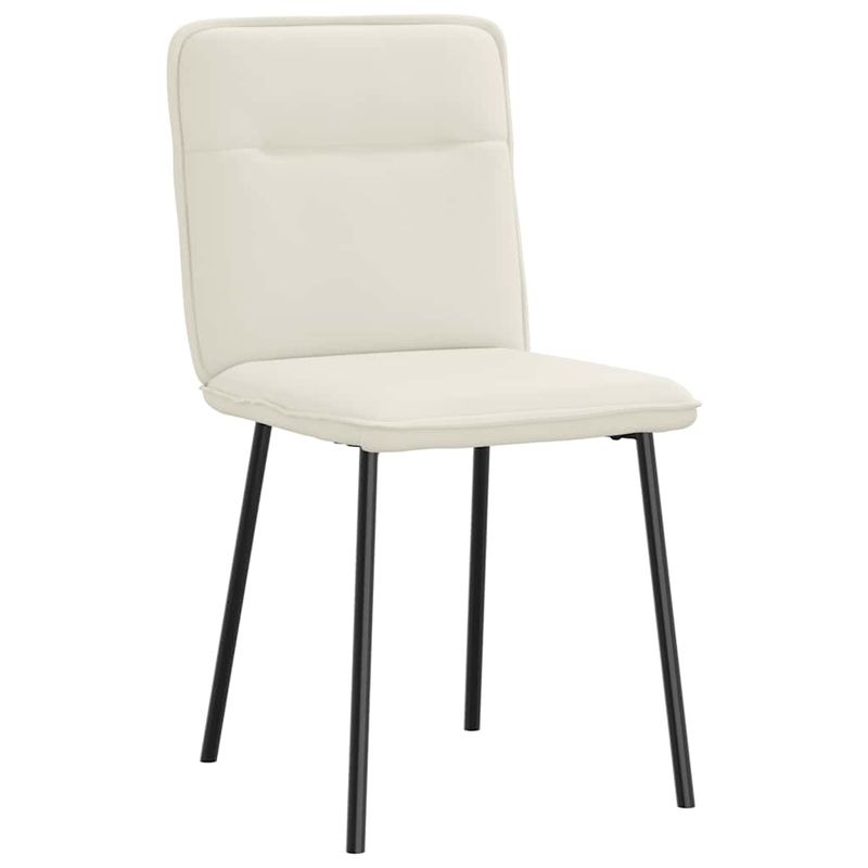 Casa si Gradina - Mobilier - Scaune si fotolii - Scaune - Scaune de bucatarie, 4 buc., crem, catifea - Infinity.ro