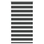 Casa si Gradina - Textile si covoare - Rulouri si jaluzele - Jaluzea tip zebra neagra latime tesatura 75,9 cm poliester, mărime 80x150 cm - Infinity.ro