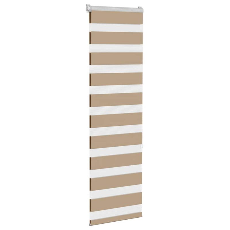 Casa si Gradina - Textile si covoare - Rulouri si jaluzele - Jaluzea tip zebra 40x150 cm latime tesatura 35,9 cm poliester, sand brown - Infinity.ro