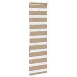 Casa si Gradina - Textile si covoare - Rulouri si jaluzele - Jaluzea tip zebra 40x150 cm latime tesatura 35,9 cm poliester, sand brown - Infinity.ro