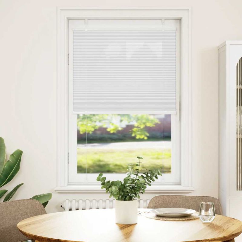 Casa si Gradina - Textile si covoare - Rulouri si jaluzele - Jaluza plisata alb 75x150 cm Latime tesatura 74,4cm poliester - Infinity.ro