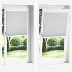 Casa si Gradina - Textile si covoare - Rulouri si jaluzele - Jaluza plisata alb 75x150 cm Latime tesatura 74,4cm poliester - Infinity.ro