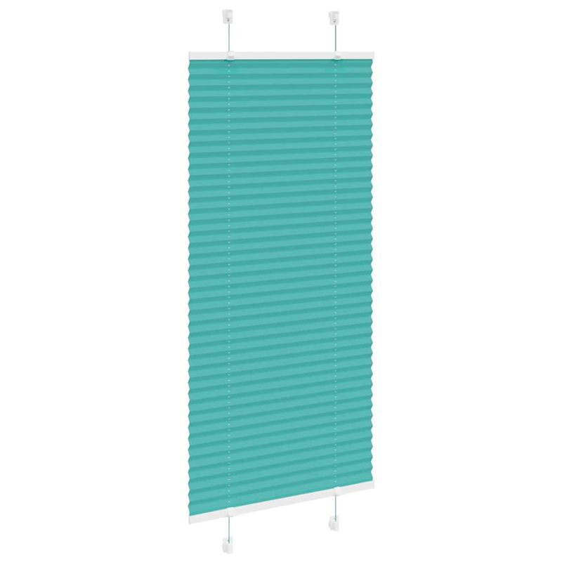Casa si Gradina - Textile si covoare - Rulouri si jaluzele - Jaluza plisata verde petrol 65x150 cm Latime tesatura 64,4 cm - Infinity.ro